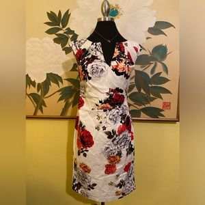 Adrianna Papell Floral Print Dress